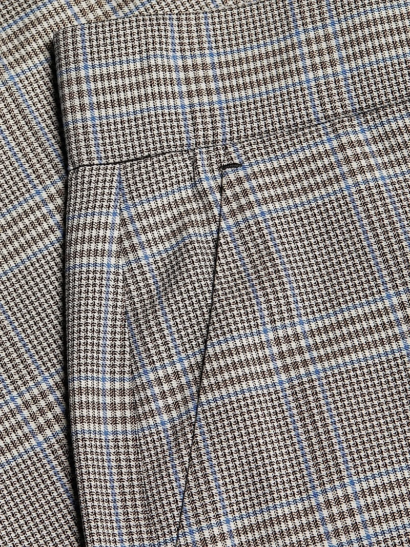 The Kensington Plaid Wide-Leg Pants