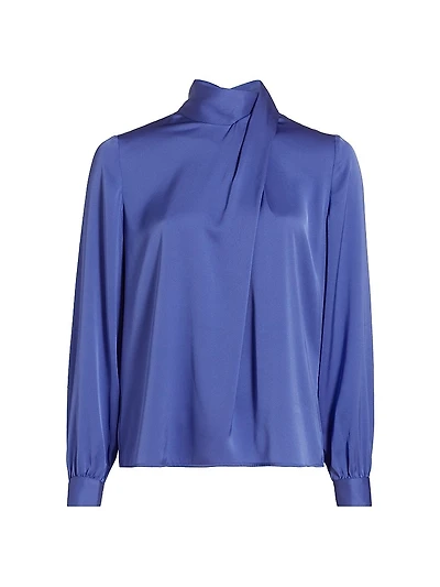 Jaden Silk-Blend Blouse