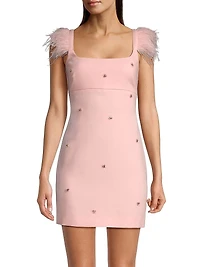 Cameron Feather & Crystal Minidress