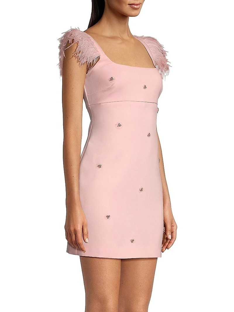 Cameron Feather & Crystal Minidress