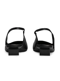 Stella 25MM Metallic Leather Kitten Heels