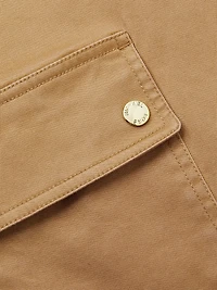 Cotton Straight-Leg Cargo Pants