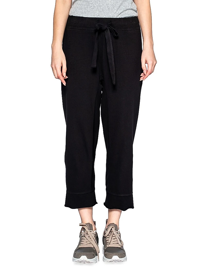 Crop Raw Easy Fit Joggers