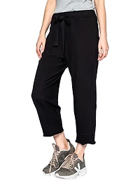 Crop Raw Easy Fit Joggers