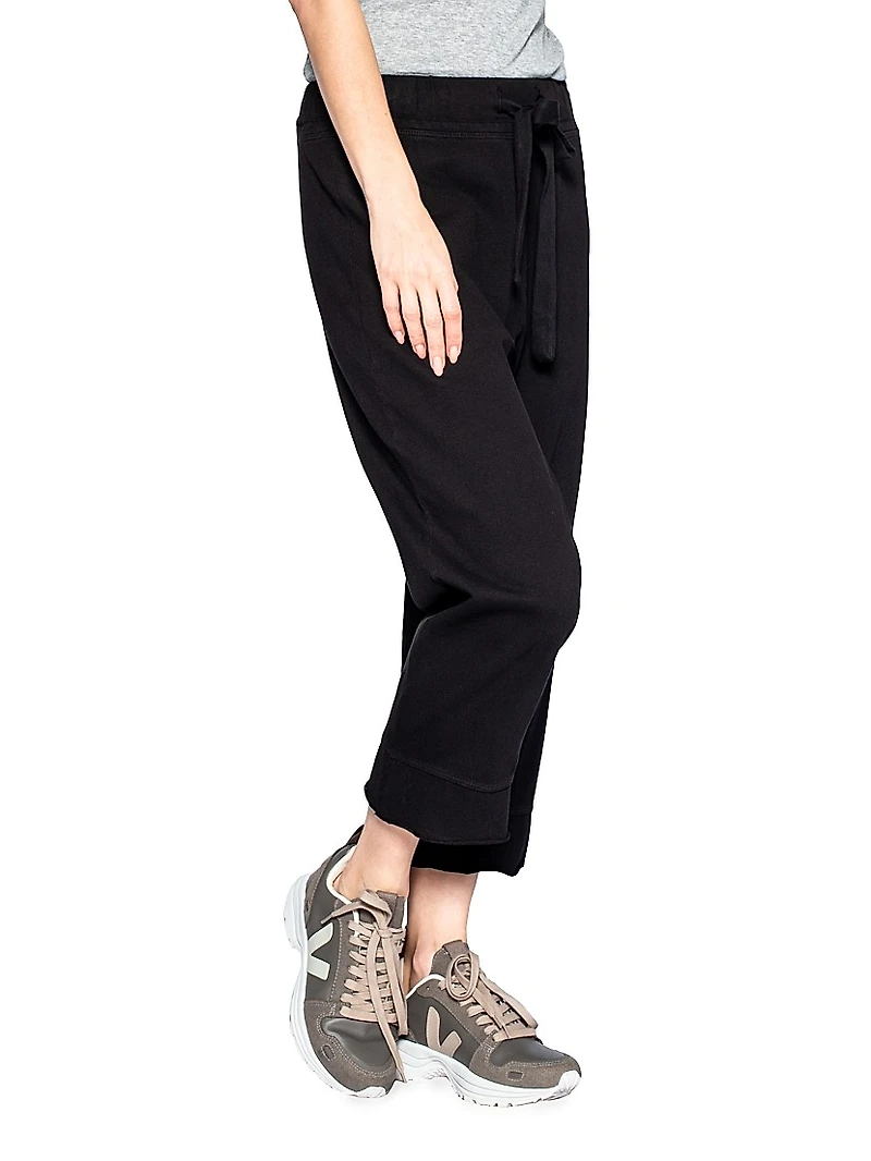 Crop Raw Easy Fit Joggers