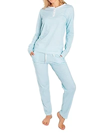 Jersey Long Sleeve Pajama Set