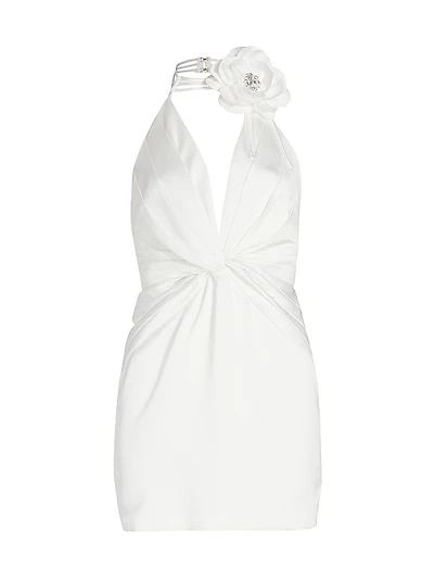 Evie Floral Halterneck Minidress