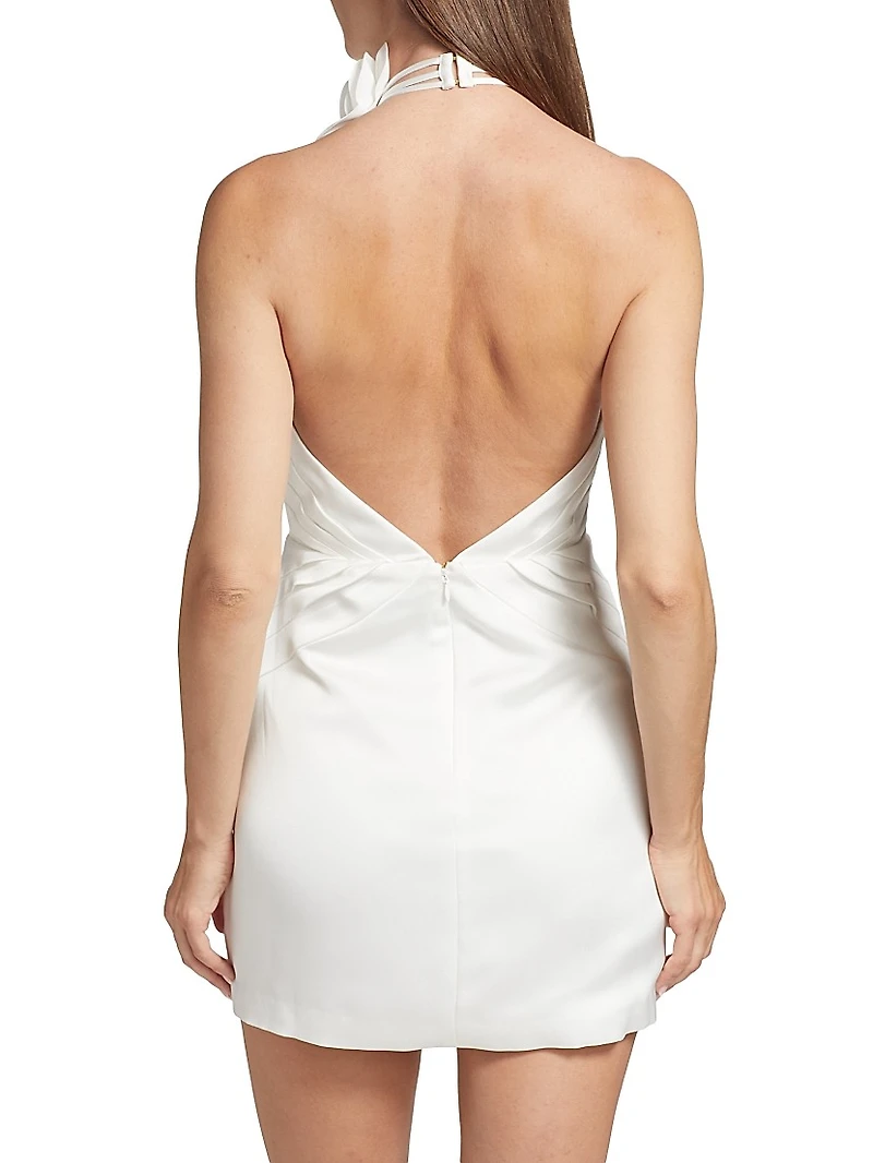 Evie Floral Halterneck Minidress