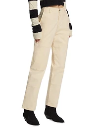 Straight-Leg Carpenter Pants