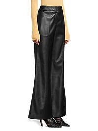 Nash Vegan Leather Flared Pants