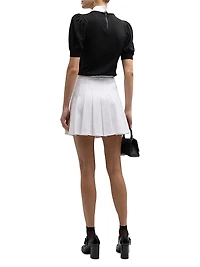 Chase Puff-Sleeve Sweater