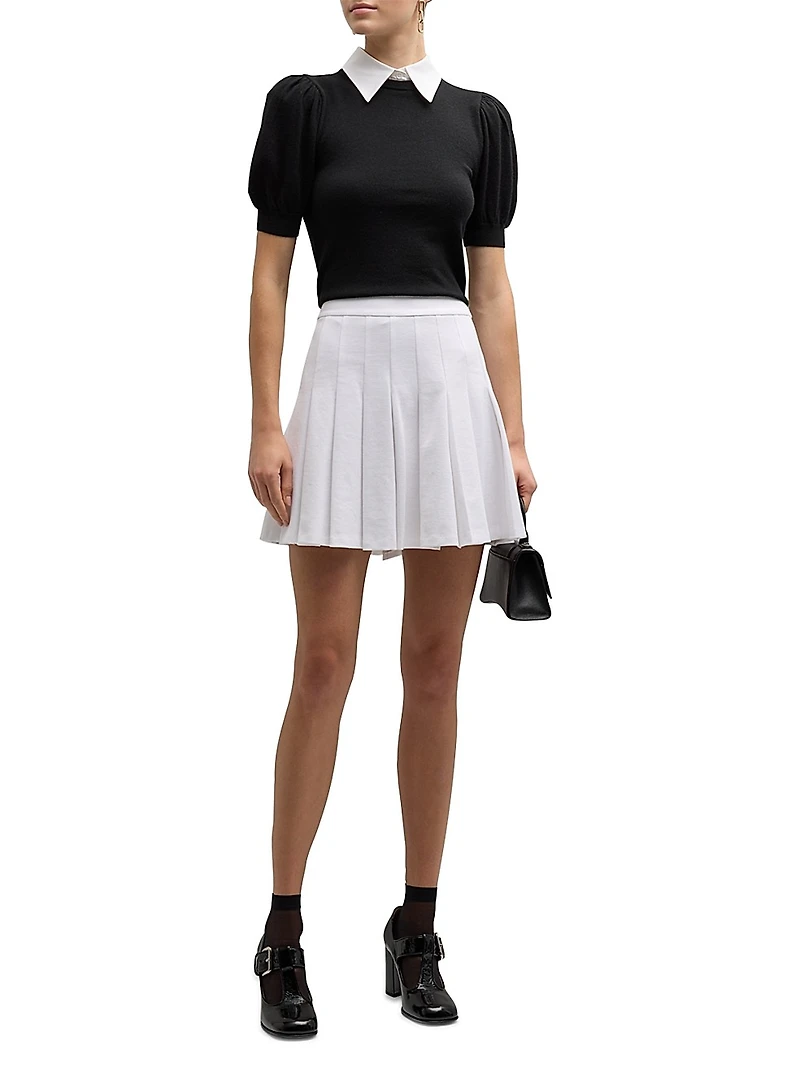 Chase Puff-Sleeve Sweater