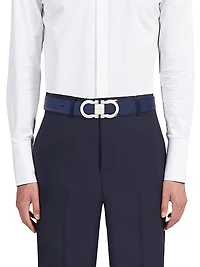 Gancini Cut-to-Size Leather Belt