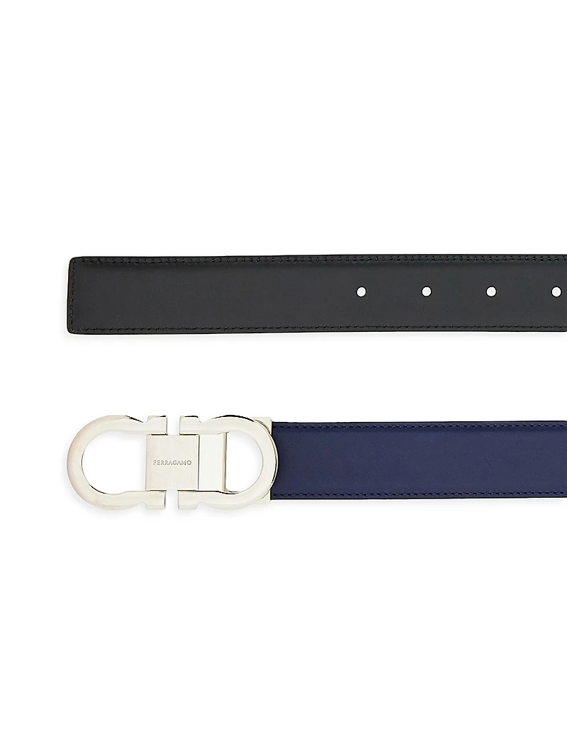 Gancini Cut-to-Size Leather Belt