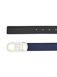 Gancini Cut-to-Size Leather Belt
