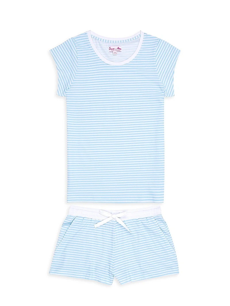 Jersey Short Sleeve Pajama Set