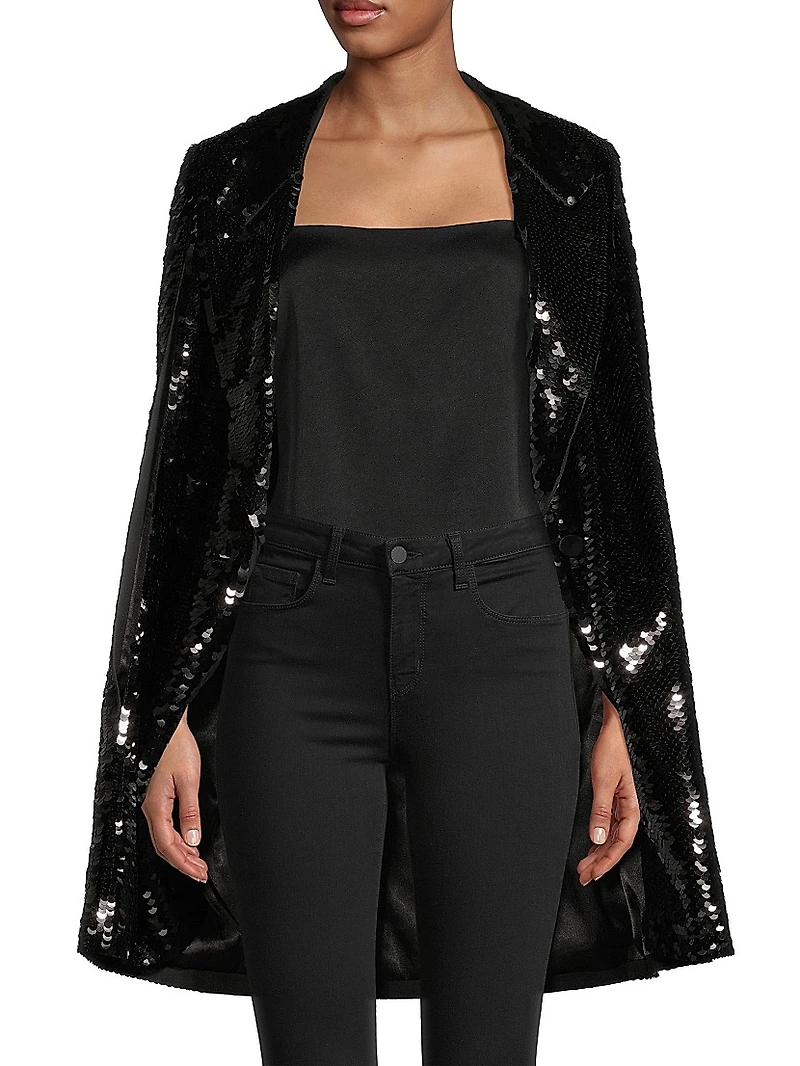 Chloe Sequined Cape