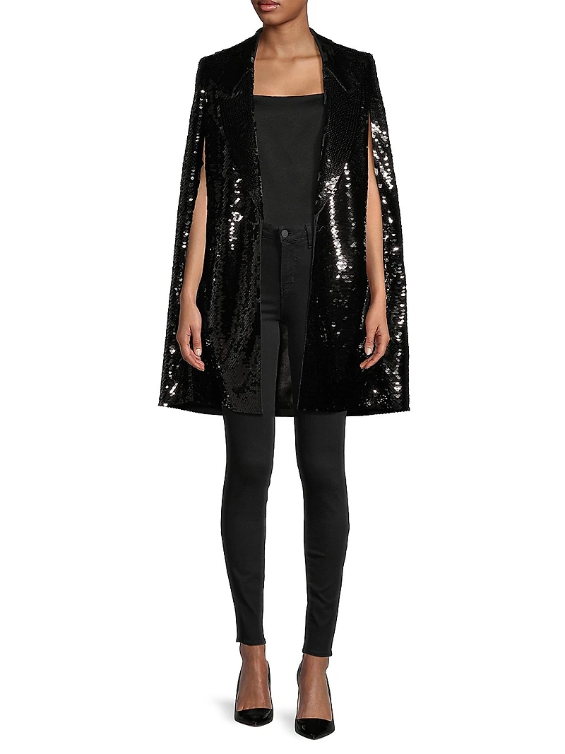 Chloe Sequined Cape
