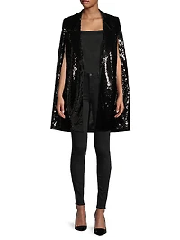 Chloe Sequined Cape
