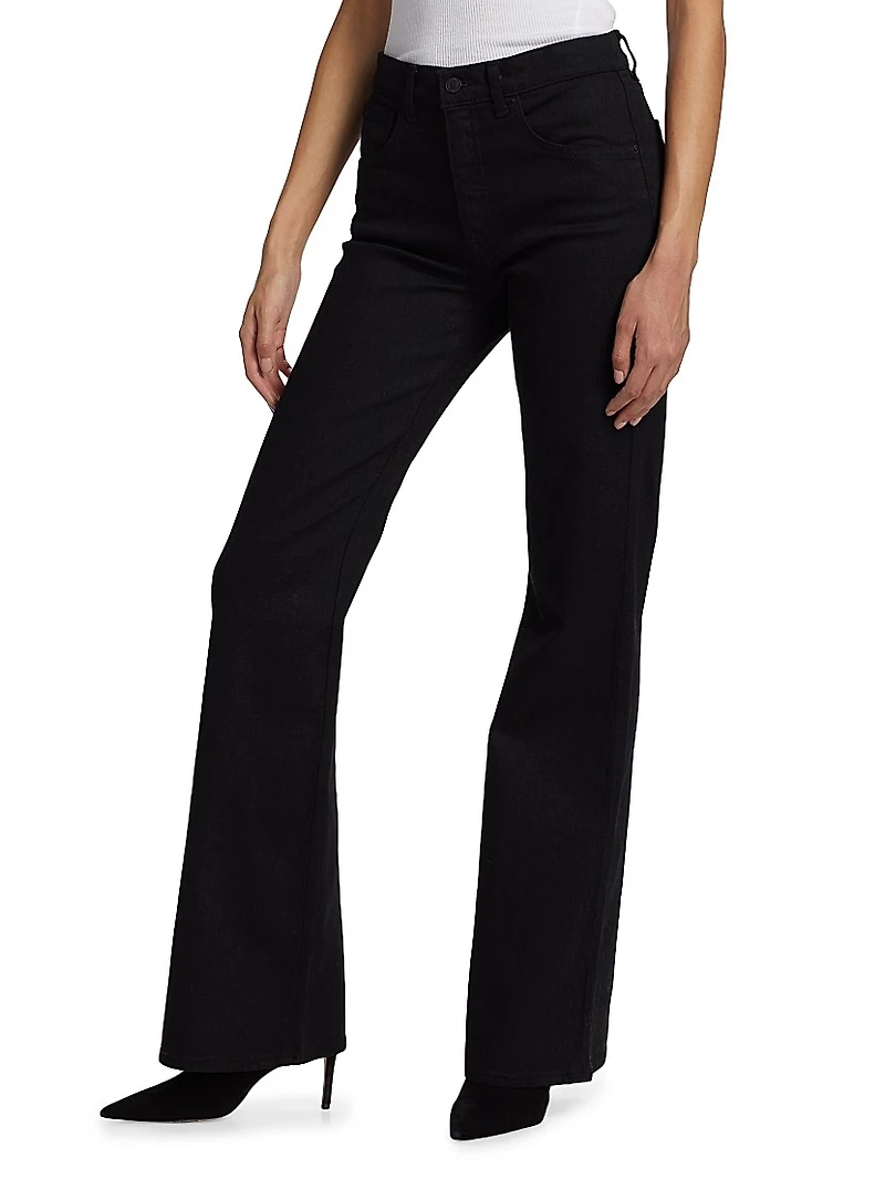 Celia High-Waisted Boot-Cut Jeans
