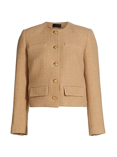 Paige Cropped Bouclé Jacket
