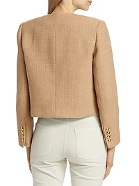 Paige Cropped Bouclé Jacket