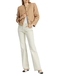 Paige Cropped Bouclé Jacket