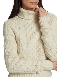 Andrina Cable-Knit Turtleneck