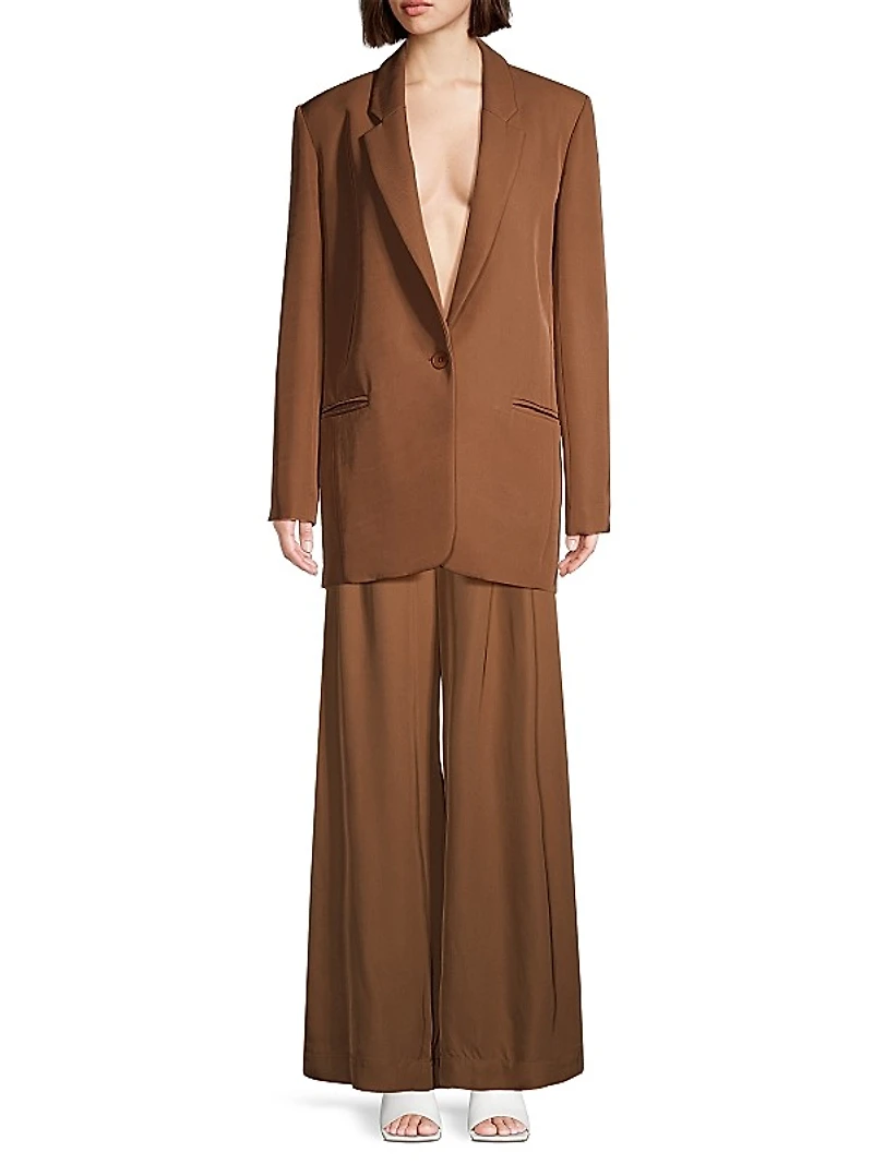 Habitual Pleated Wide-Leg Pants