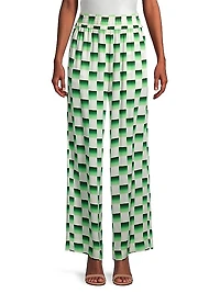 Odyssey Checkered Silk Pants