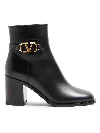 Vlogo Signature Calfskin Ankle Boots