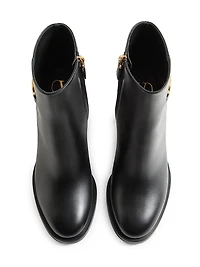 Vlogo Signature Calfskin Ankle Boots