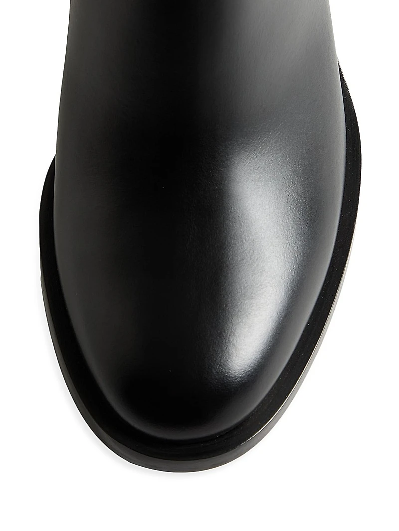 Vlogo Signature Calfskin Ankle Boots