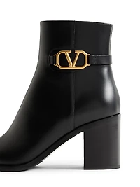 Vlogo Signature Calfskin Ankle Boots
