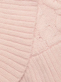 Gemma Cable-Knit Wrap Miniskirt