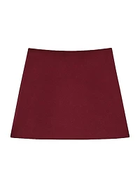Wool-Cashmere Miniskirt
