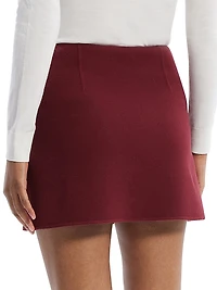 Wool-Cashmere Miniskirt