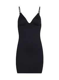 Le Stretch V-Neck Minidress