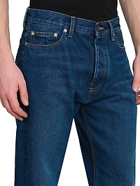 Arrow Zipper Medium Blue Skate Jeans