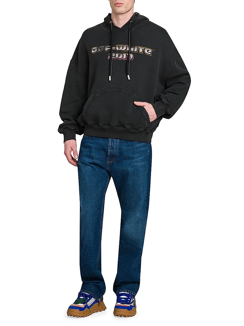 Arrow Zipper Medium Blue Skate Jeans