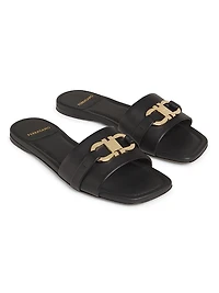 Leah Leather Slides
