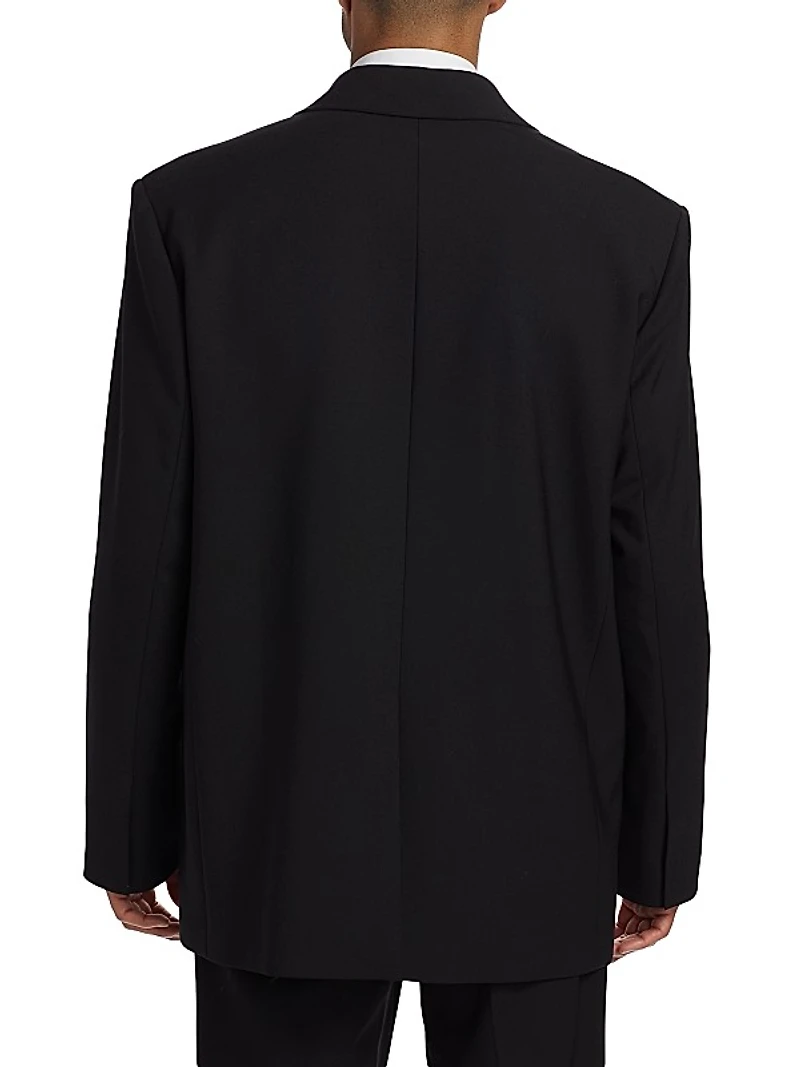 Oversized-Fit Wool-Blend Blazer