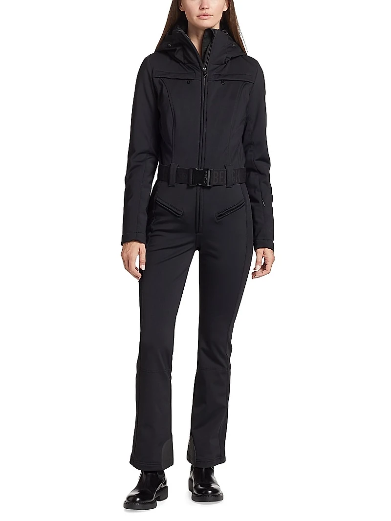 Parry Hooded Stretch Shell Ski Jumpsuit