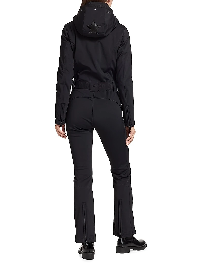 Parry Hooded Stretch Shell Ski Jumpsuit