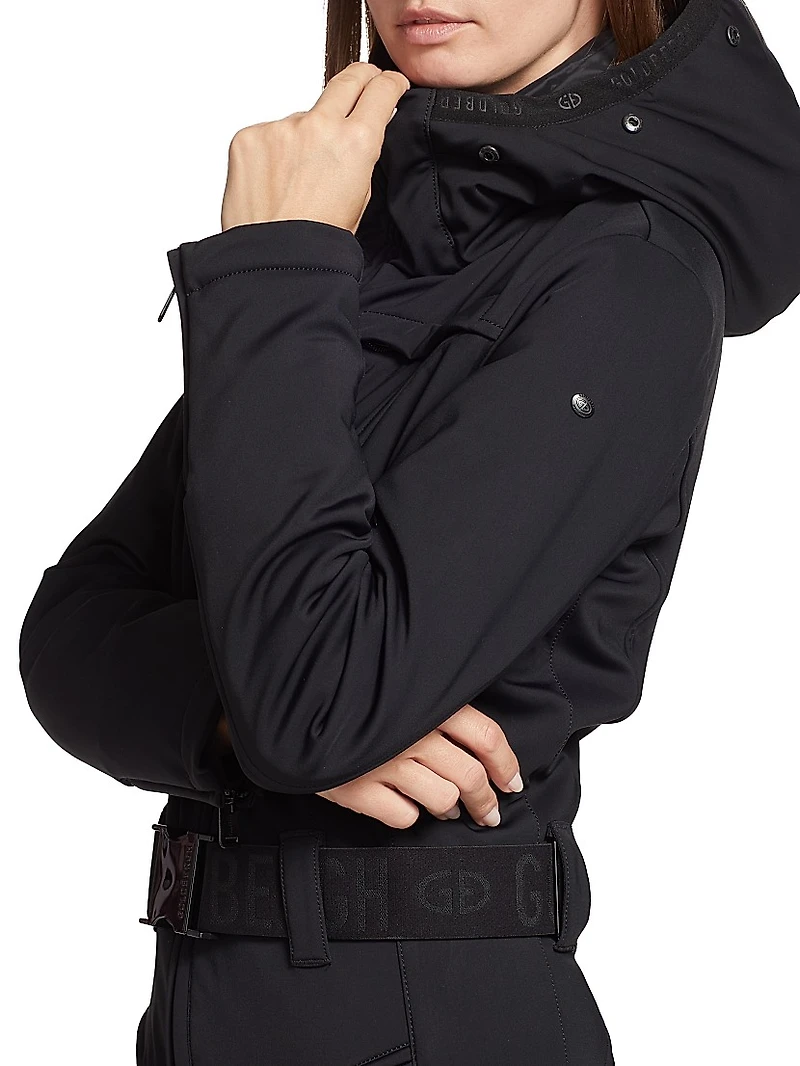 Parry Hooded Stretch Shell Ski Jumpsuit