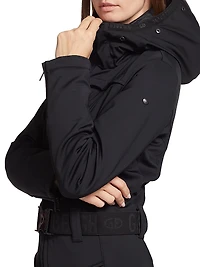 Parry Hooded Stretch Shell Ski Jumpsuit