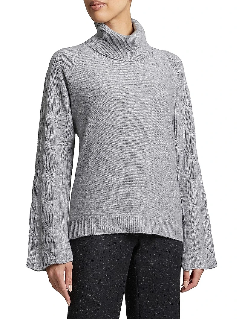 Mohair-Blend Turtleneck Sweater