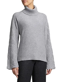 Mohair-Blend Turtleneck Sweater