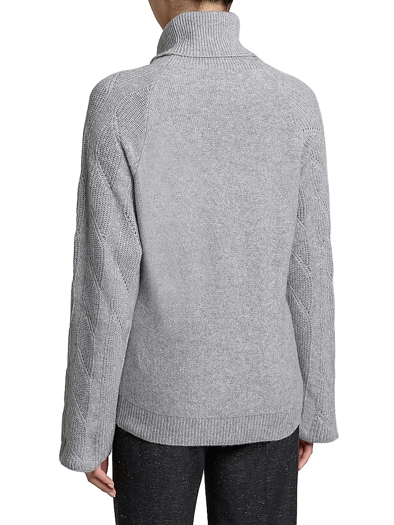 Mohair-Blend Turtleneck Sweater