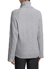 Mohair-Blend Turtleneck Sweater